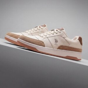 Premium Beige & Brown Casual Sneakers for Men | Stylish Everyday Wear Shoes