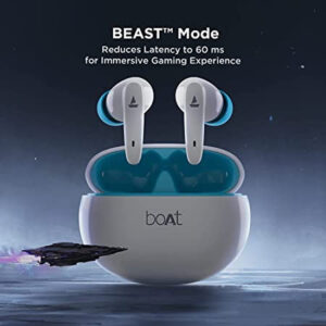 boAt Wireless Earbuds with BEAST Mode Low Latency | Gaming & Music Bluetooth Earphones